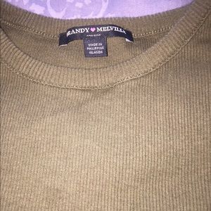 Brandy Melville ribbed body con dress